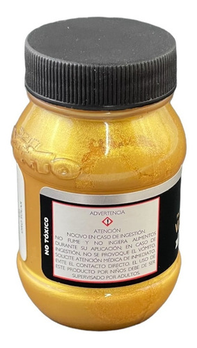 Imagen 2 de 2 de Acrílico Vanguardia Oro Solar Metálico 520 De 100 Ml.