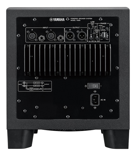 Subwoofer Amplificado 150w Hs 8s Preto Yamaha