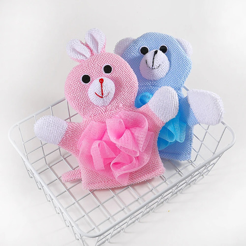 Guante Esponja Titere De Patito Para Ducha Niños Divertido