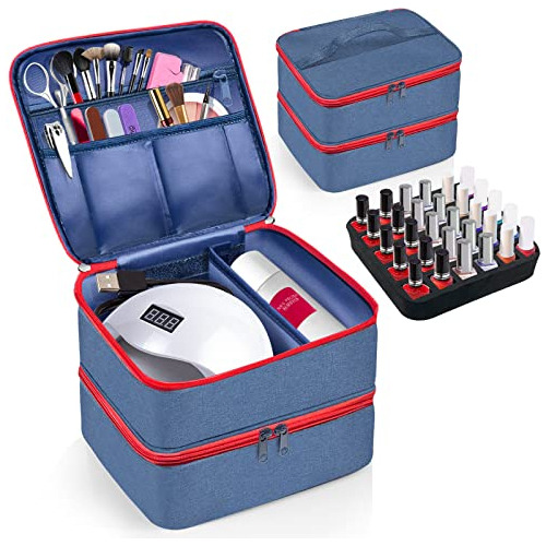 Organizador De Esmalte De Uñas, Funda De Transporte Para Lám