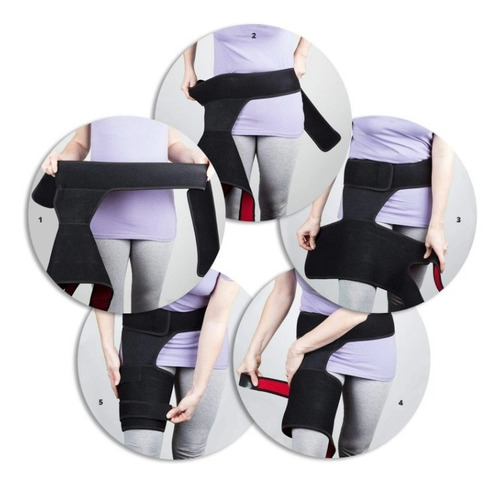 Imagem 2 de 10 de Cinta Coxa Virilha Quadril Nervo Ciático Dores Musculares