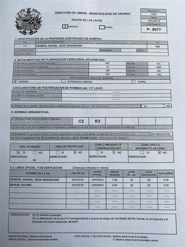 Imagen 4 de 13 de Sitio En Venta En Osorno