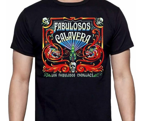 Fabulosos Cadillacs - Calavera -rock / Latino - Polera -cyco