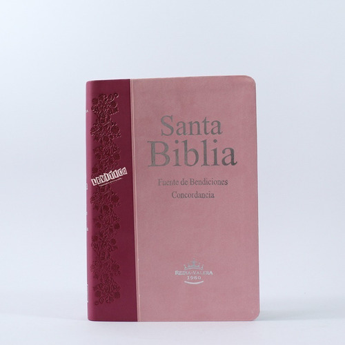 Biblia Fuente De Bendiciones Reina Valera 1960 Rosa C/índice