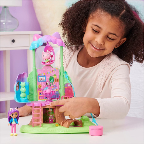 Imagen 4 de 4 de Gabby's Dollhouse Casita Del Arbol Garden Treehouse Playset