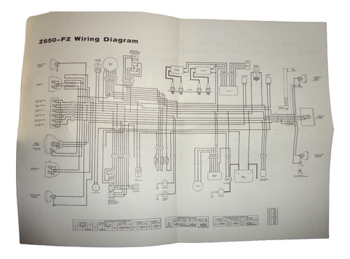 Kawasaki Z 650 1980 Libro Manual Original (Usado)