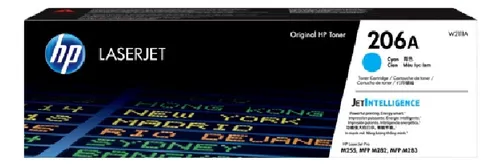 Cartucho De Toner Original Hp Laserjet 206a Cian W2111a