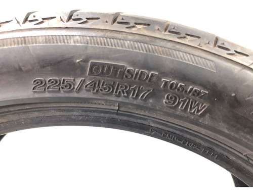 Jogo De Pneus 225/45 R17 91w Bridgestone Pg3 (Usado)