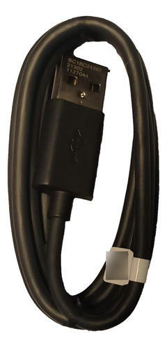Cable Usb Motorola Tipo C Turbo Power Carga 100% Color Negro