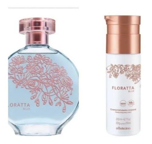 Combo:perfume Floratta Blue Colonia + Hidratante Corporal 200 Ml
