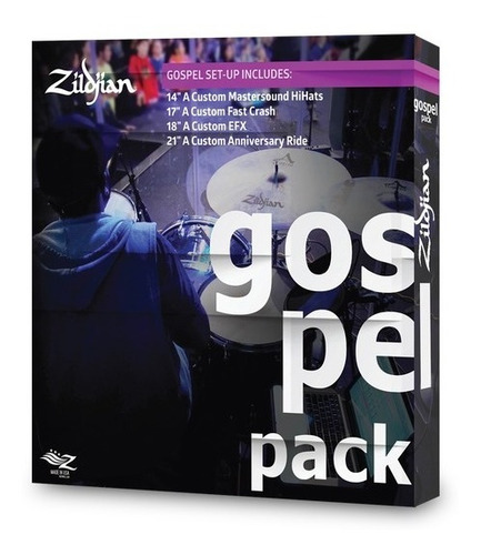 Kit De Pratos Zildjian Gospel A Custom Ac0801g 14/17/18/21