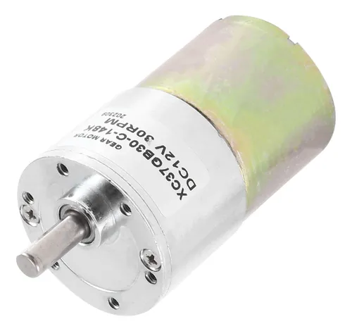 comprar Motor De Engranajes De 12 V Y 30 Rpm, Alto Par, Velocidad E