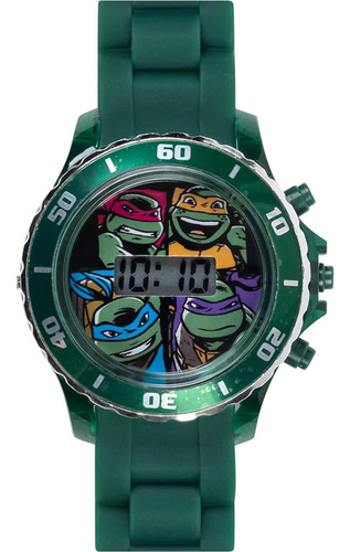 Reloj Digital Niños Tortugas Ninja Accutime Verde