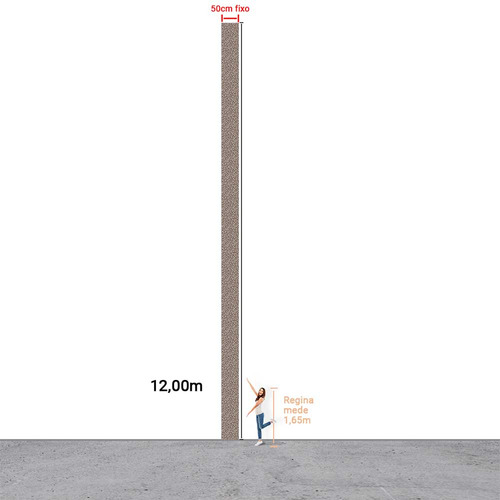 Papel Parede Mod 017 0.50x12 Granito Marrom Castor Vinilico