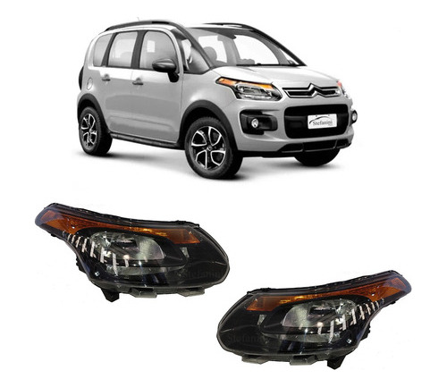 Par Farol Dianteiro Original Aircross 2018 Citroen