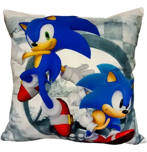 comprar Sonic The Hedgehog Funda Felpa Suave Para Cojín 45x45 Cm