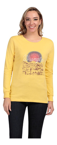 Playera Comfort Manga Corta Wrangler Mujer 097