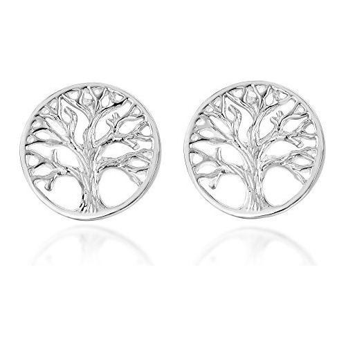 Pendientes Redondos Hermosos Del Arbol De La Vida De Filligr