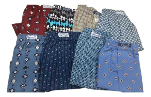 Imagen 2 de 6 de Boxer Calzonciilo Hombre Estampado 100% Algodon Boxer Calzon