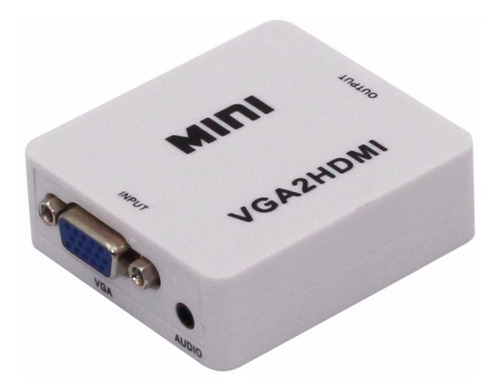 Convertidor Conversor Adaptador Vga + Sonido A Hdmi, Stock, Mania-electronic
