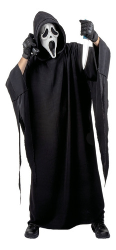 Shaoke Disfraz De Ghost Face For Adulto Licencia Oficial Por Warner Bros Disfraz Scream Scary Disfraz Movie Parodia Disfraz Halloween Cosplayd E