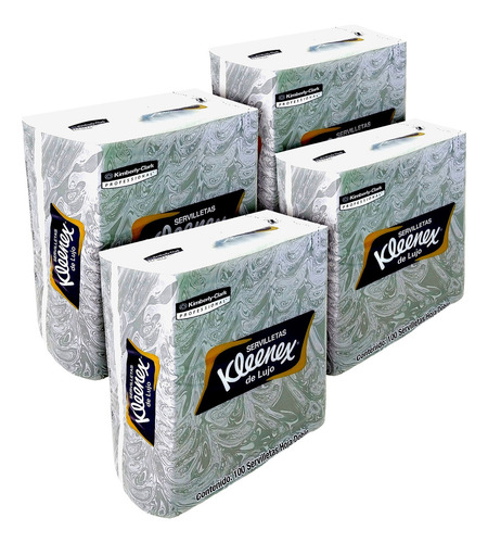 400 Hojas Dobles Servilletas Kleenex De Lujo