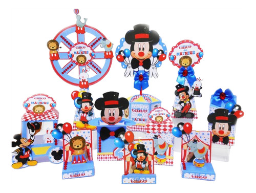 Arquivo De Corte Mickey Circo 50