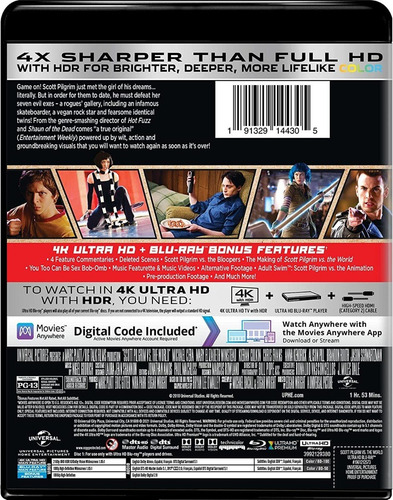 Scott Pilgrim Vs Los Ex De La Chica De Sus Sueños 4k Uhd