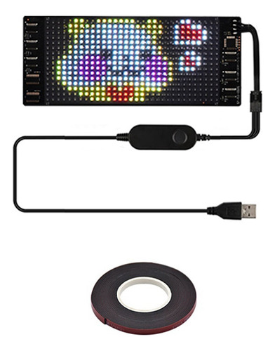 Panel Led, Módulo Led Flexible Usb 5v Rgb Scrolling Text Ani