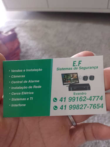 Técnico Instalação De Câmeras E Alarmes ,vendas Intelbras