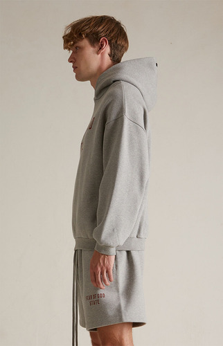 Buzo Hoodie Essentials Dark Heather Oatmeal