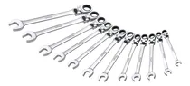 Comprar Juego Llaves Combinadas Flexibles Matraca Spline 12 Pzs