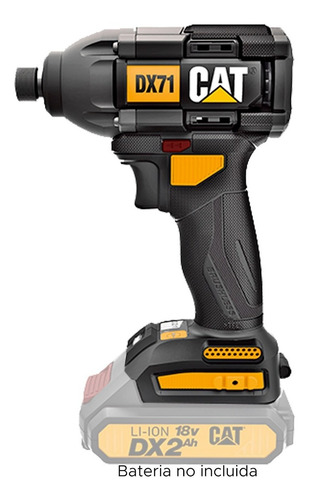 Llave Impacto Brushless Bateria Cat Caterpillar Dx71b 1/4