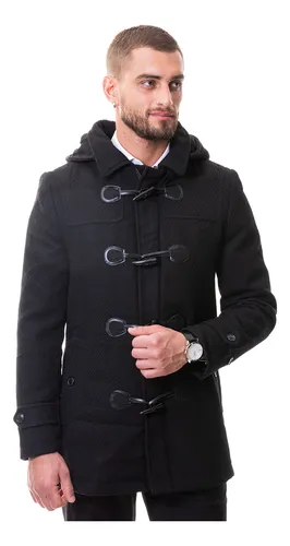 Abrigo clearance negro caballero