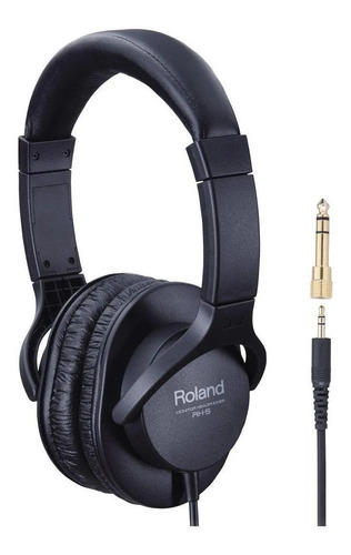 Roland Rh-5 Audífonos Cómodos De Alta Calidad Color Negro
