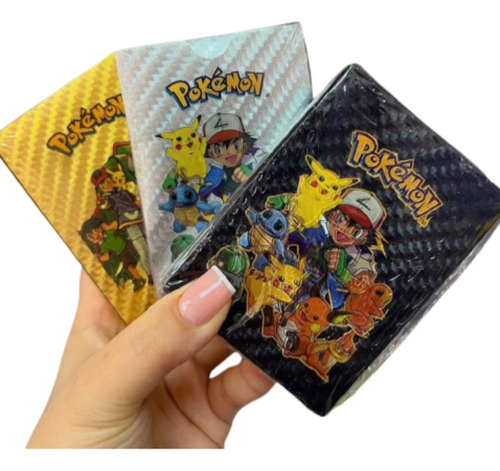 Cartas Metalizadas Pokémon Mazo 55 Cartas