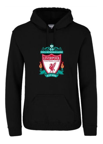 Sudadera Liverpool Logo Para Niño Y Niña Unisex