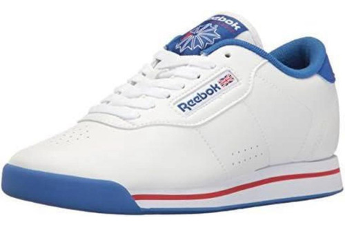 Tenis Reebok Princess Clasic Fitness Blanco Azul Originales