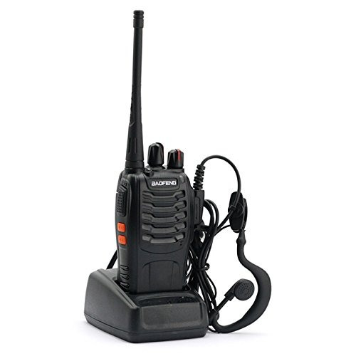 Baofeng 1pcs 888s Walkie Talkies 1500mah Rechargeable