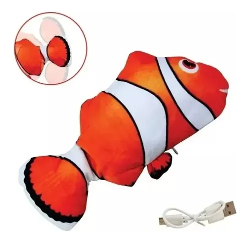 Pez Juguete Para Gato Electronico Pescado Pez Robotico Nemo
