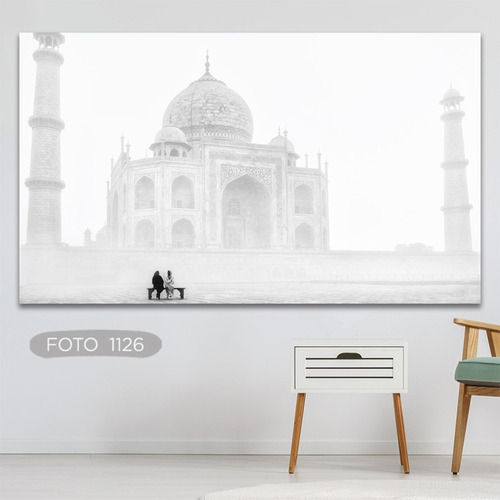 Imagen 4 de 10 de Cuadro Ciudades Mundo 120x70 Fotos Paisajes Tela Moderno