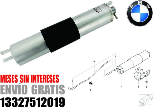 Filtro Gasolina Smidtd C/válvula Presión Bmw 320i 2003 2.2l