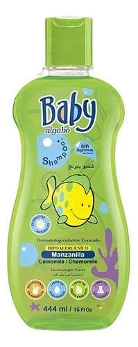 Shampoo Bebe Manzanilla Algabo Baby Hipoalergénico 444ml