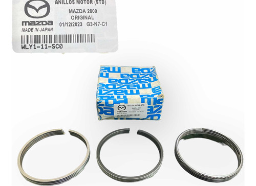 Anillos De Motor Std Mazda Bt50 2.6 B2600