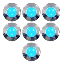 Comprar 7 Refletores Para Piscina Super Led 3 Basic 9 Wats Capa Inox