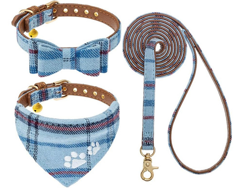 Juego De Collar De Correa Para Perro Paquete De 3 Collares D