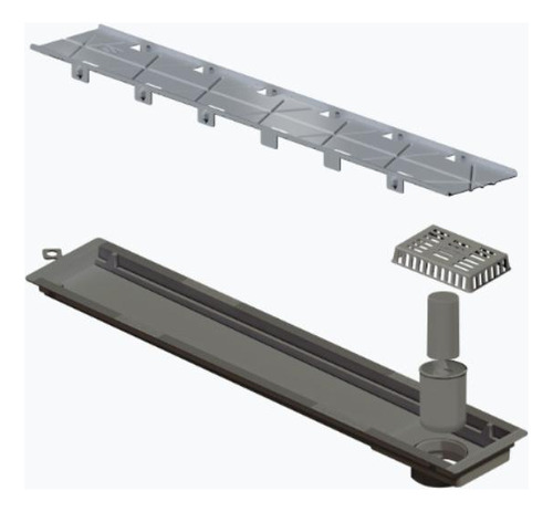 Ralo Linear Versatille Tampa Oculta 75 Cm