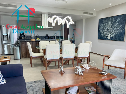 Cad La Isla Emerald I8. Amplio Departamento En Condominio De Playa Con Terraza Y Vista A Las Áreas Comunes