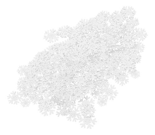 Adornos De Copos De Nieve, 200 Unidades, Láminas De Madera,