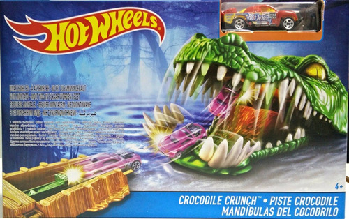 Pista De Carros Hot Wheels Ataque De Cocodrilo